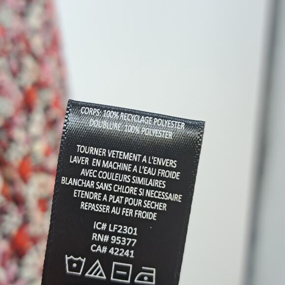 Sanctuary Dress 20W Floral Chiffon Halter Neck Long Sleeve Cutout Midi Red‎ NWT - Picture 14 of 14